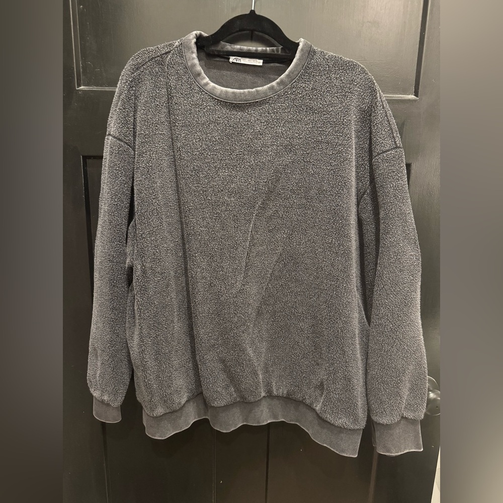 Zara oversized heavy sweatshirt